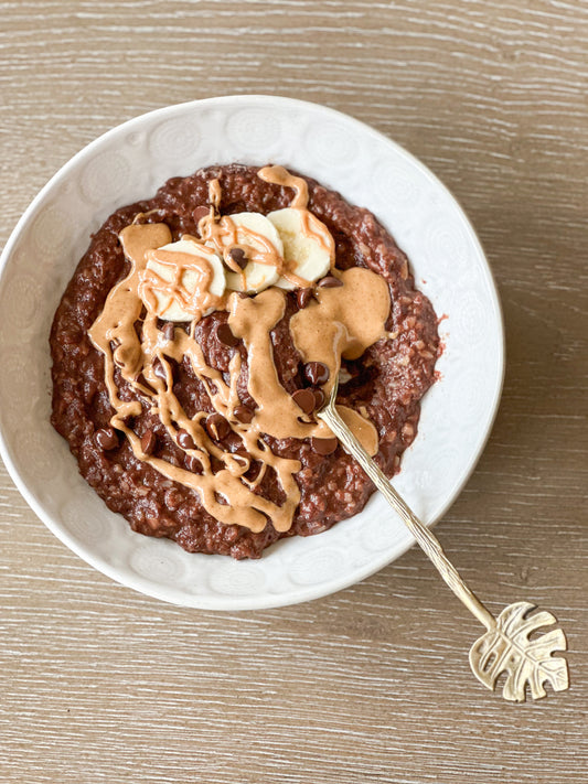 Chunky Monkey Warm Protein Bowl recipe
