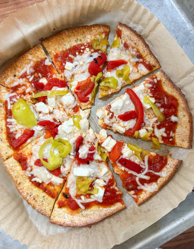 High Protein Cottage Cheese Pizza