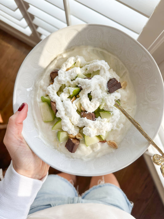 High Protein Snickers Salad recipe