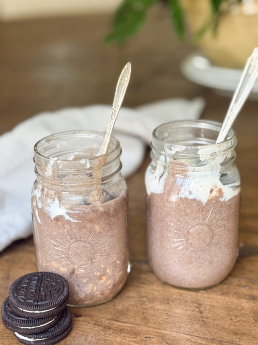Oreo Crumble Overnight Oats