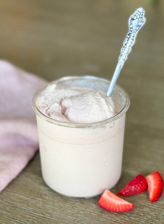 High Protein Strawberry Ninja Creami Recipe