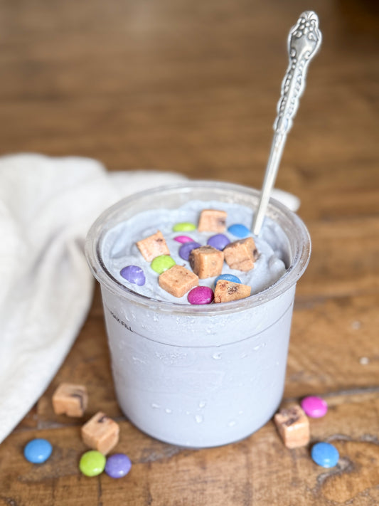 High Protein Cookie Monster Ninja Creami Blizzard