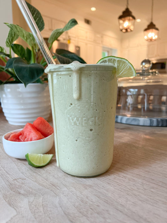 Watermelon Lime Matcha Smoothie