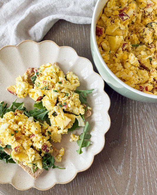 Apple Bacon Cheddar Egg Salad