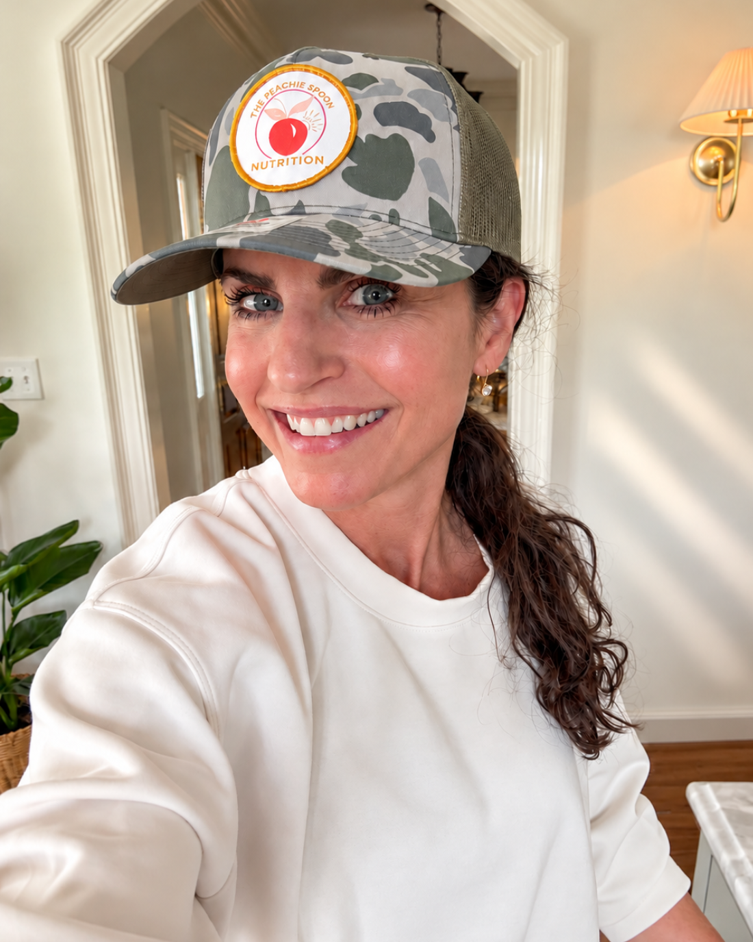 The Peachie Spoon Patch Hat — Marsh Duck Camo