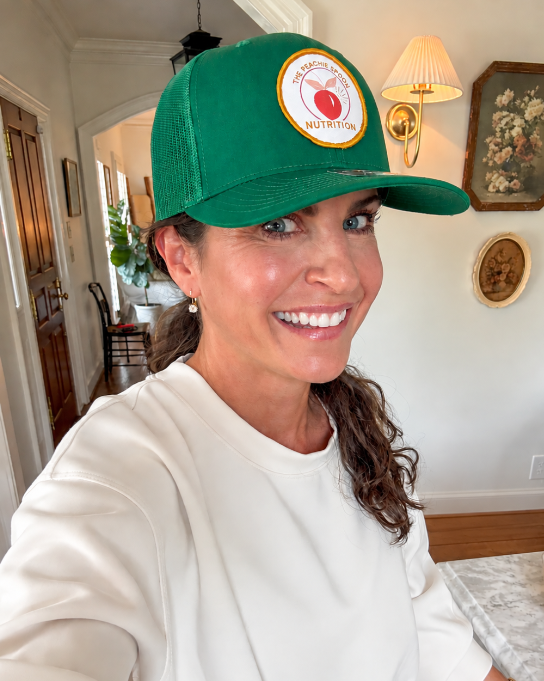 The Peachie Spoon Patch Hat — Kelly Green