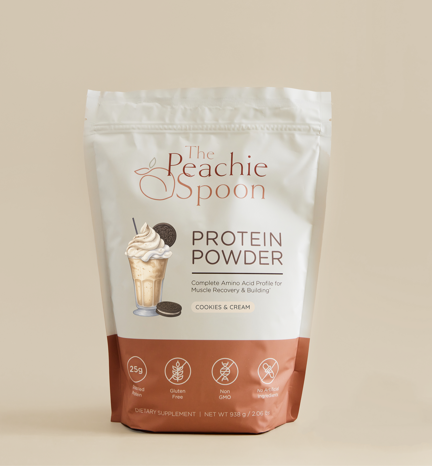Organic Grass Fed Protein Cookies and Cream