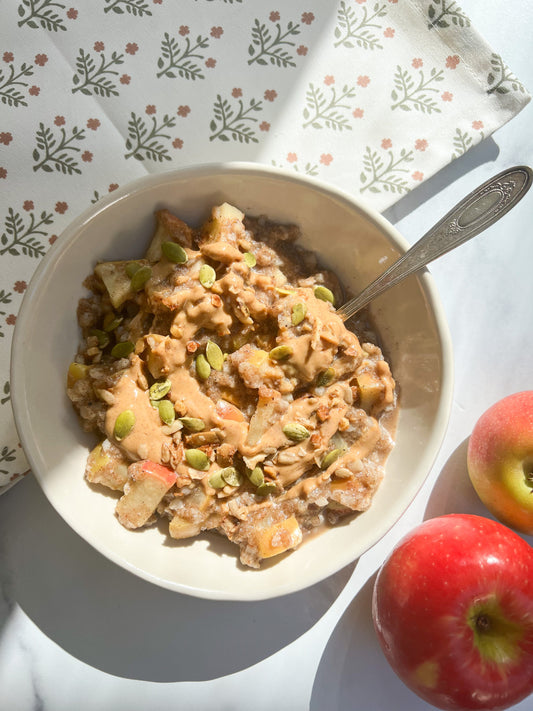 Warm Apple Protein Bowl