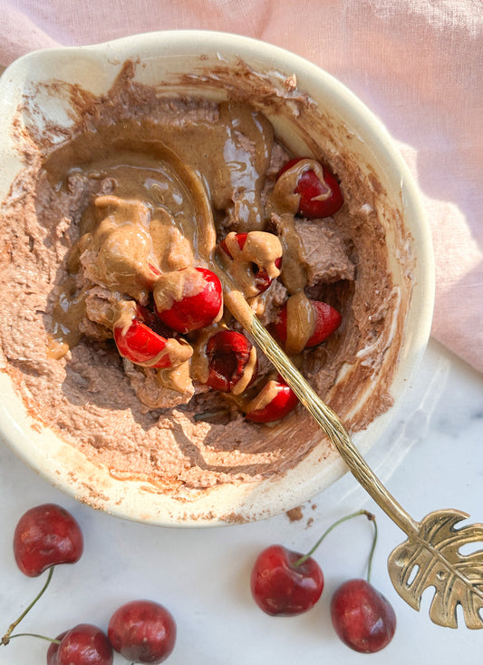 Chocolate Cordial Cherry Yogurt Bowl recipe