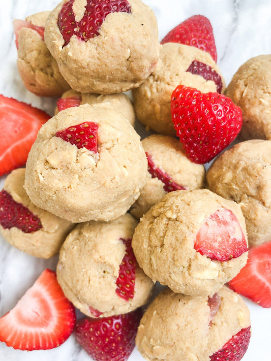 Peanut butter and jelly protein bites recipe