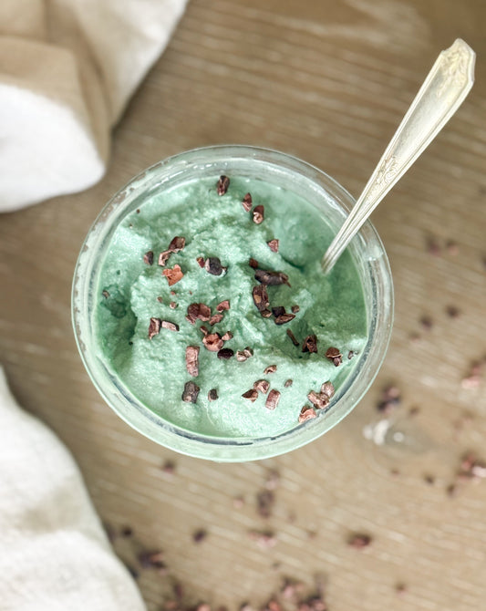 High Protein Mint Chip Ninja Creami