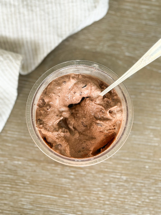 High Protein Chocolate Trinity Ninja Creami