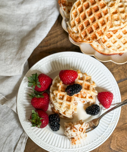 The Best Protein Waffles