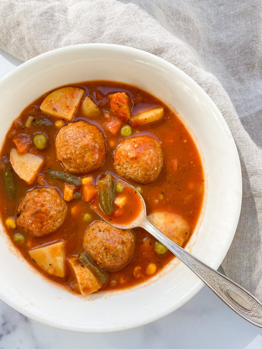 Easy Meatball Vegetable Soup