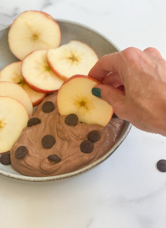 Reese’s Protein Apple Dip