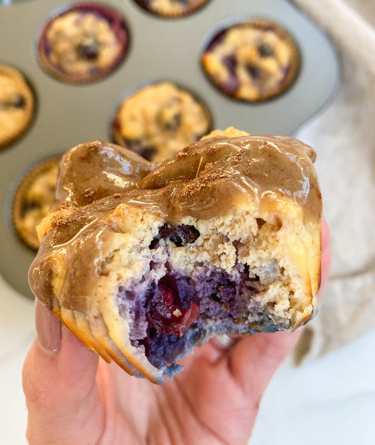 Blueberry Lemon Banana Muffins