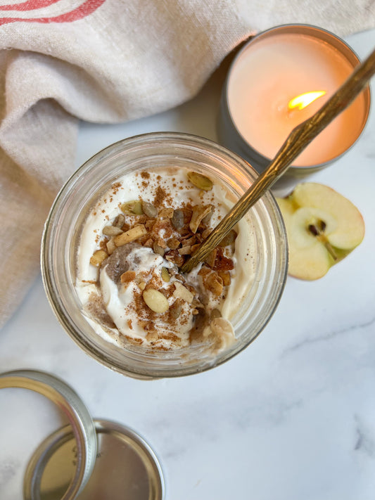 Apple Cobbler Overnight N’Oatmeal