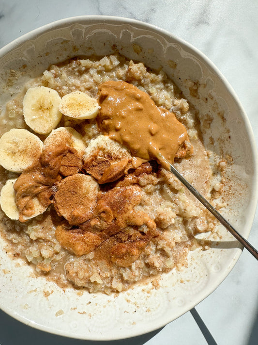 Banana Bread Warm Protein Bowl