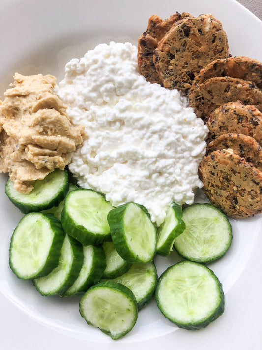 Savory Cottage Cheese Bowl