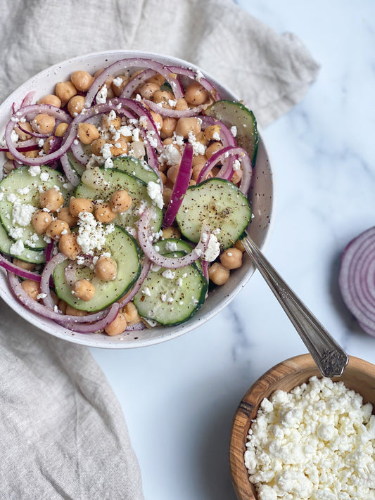 Chickpea Cucumber Salad