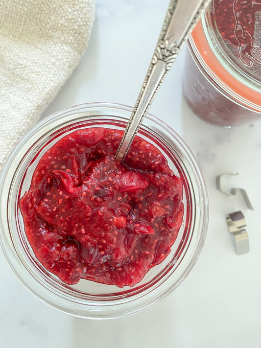 Cranberry Orange Chia Jam