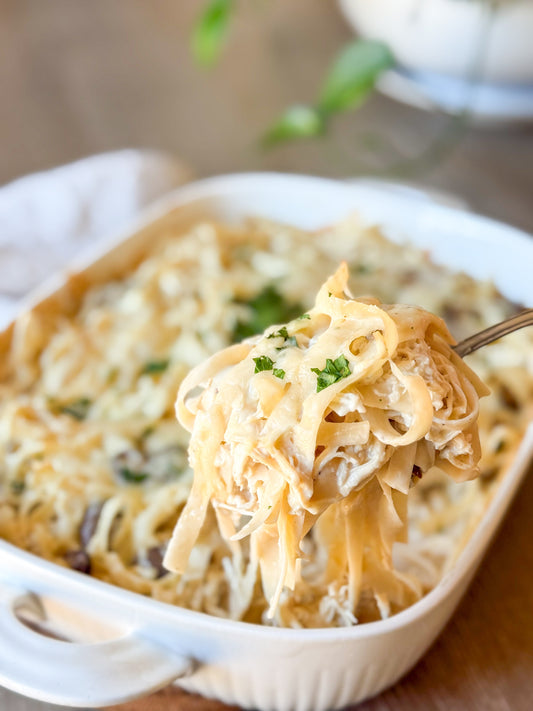 Balanced Chicken Tetrazzini