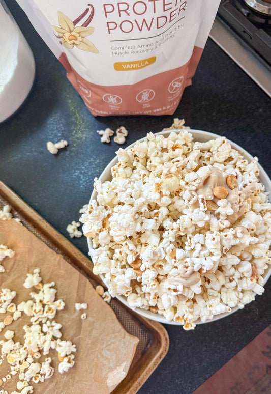 Caramel Protein Popcorn