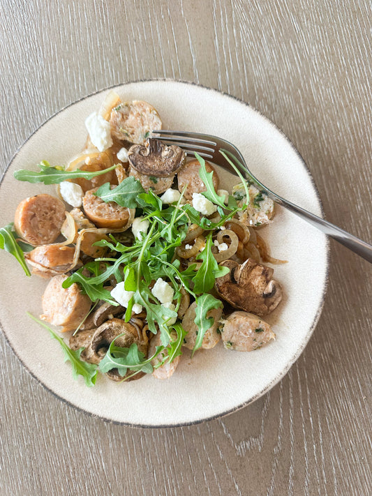 Caramelized Onion Sheet Pan Dinner