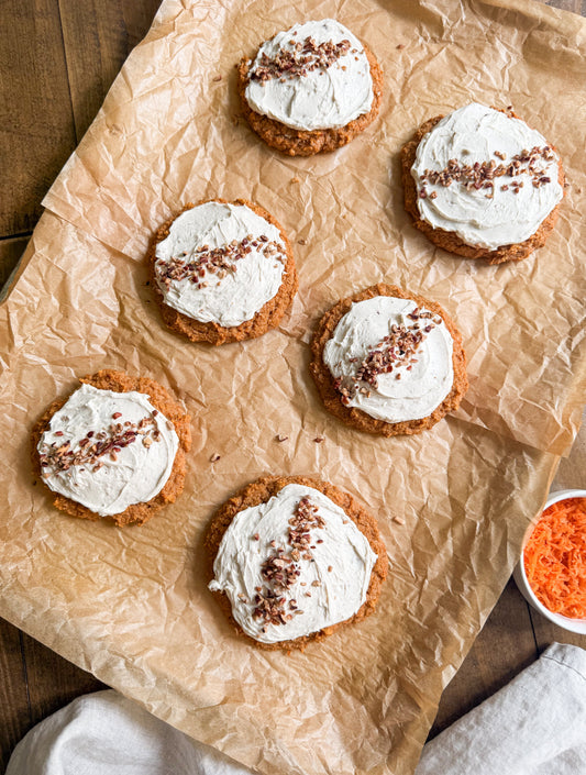 Carrot Cake Protein Cookies (Crumbl Copycat)