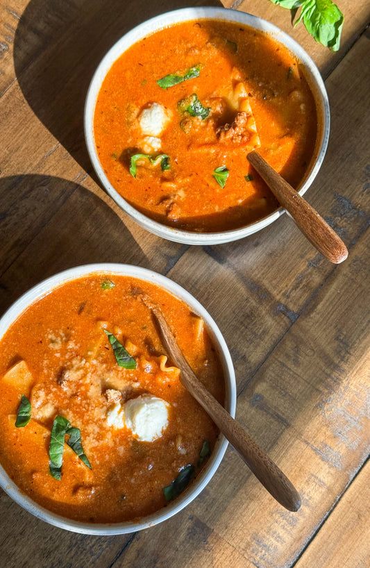 Easy Balanced Lasagna Soup