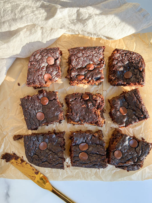 Flourless Protein Brownies