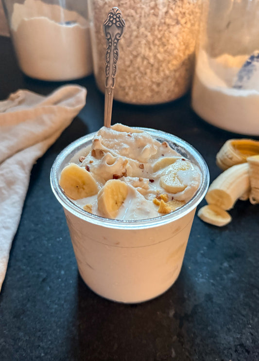 High Protein Bananas Foster Ninja Creami
