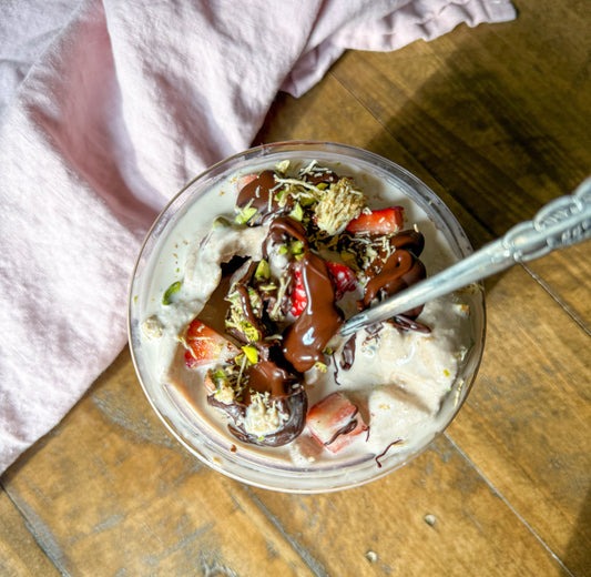 High Protein Dubai Chocolate Ninja Creami