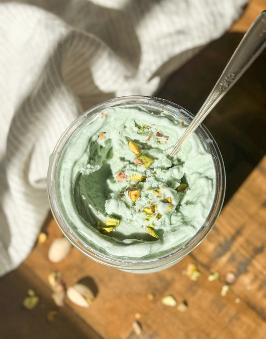 High Protein Pistachio Ninja Creami