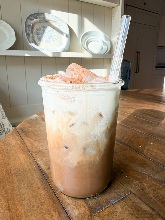Iced Dubai Chocolate Mocha