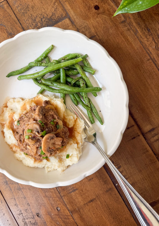 Lightened Up Salisbury Steak
