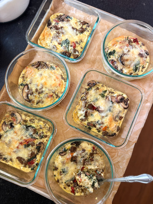 Meal Prep Single Serve Breakfast Casserole