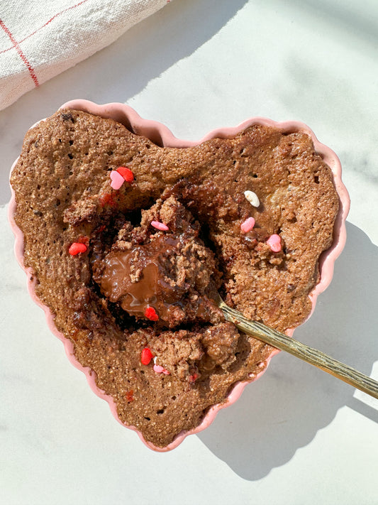 Valentine's Lava Mug Cake