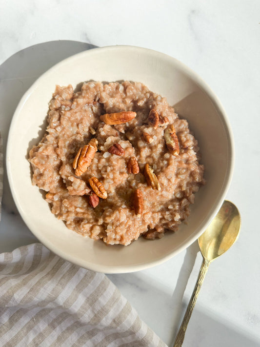 Pecan Pie Warm Protein Bowl