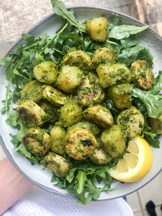 Pesto Lemon Chicken Sausage