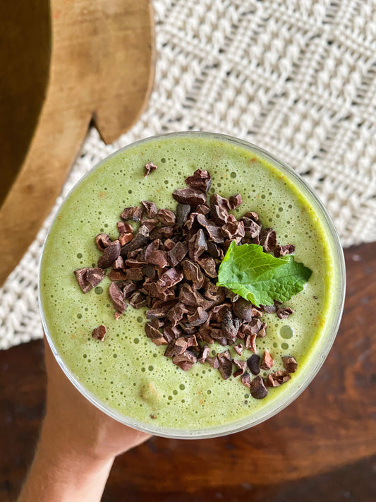 Mint Chocolate Chip Smoothie