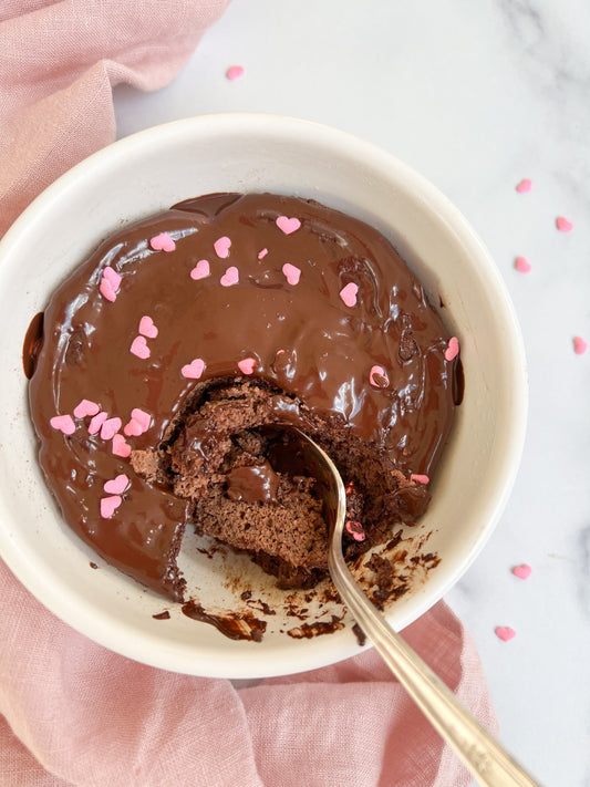 Flourless Ganache Mug Cake