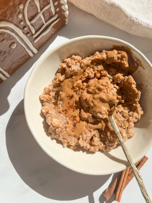 Warm Gingerbread Protein Bowl