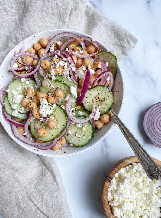 Chickpea Cucumber Salad