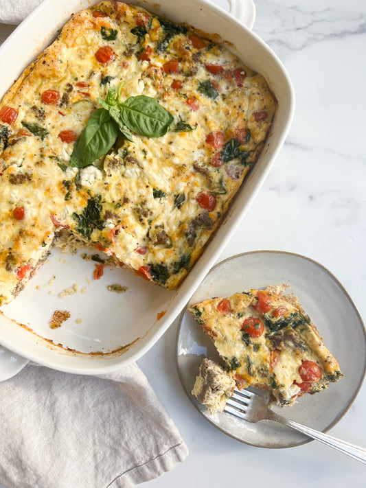 Mediterranean Breakfast Casserole