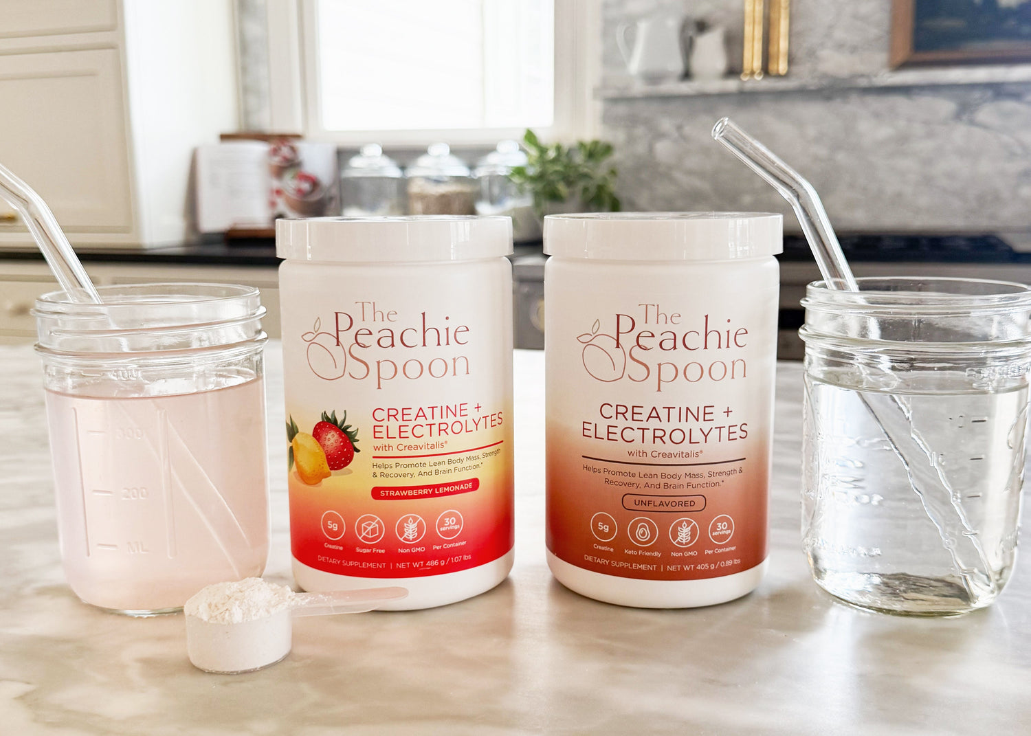 Peachie Spoon Protein Creatine