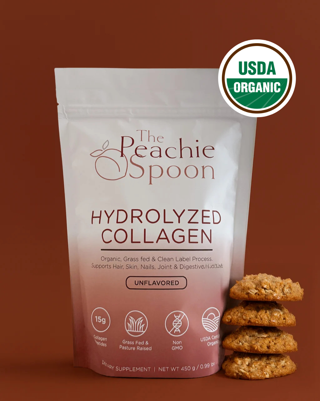 Unflavored Organic Grass Fed Hydrolyzed Collagen