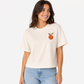 The Peachie Spoon Daily Essentials Ivory Boxy Mid-Length T-Shirt
