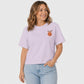The Peachie Spoon Daily Essentials Orchid Boxy Mid-Length T-Shirt