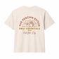 The Peachie Spoon Daily Essentials Ivory Boxy Mid-Length T-Shirt